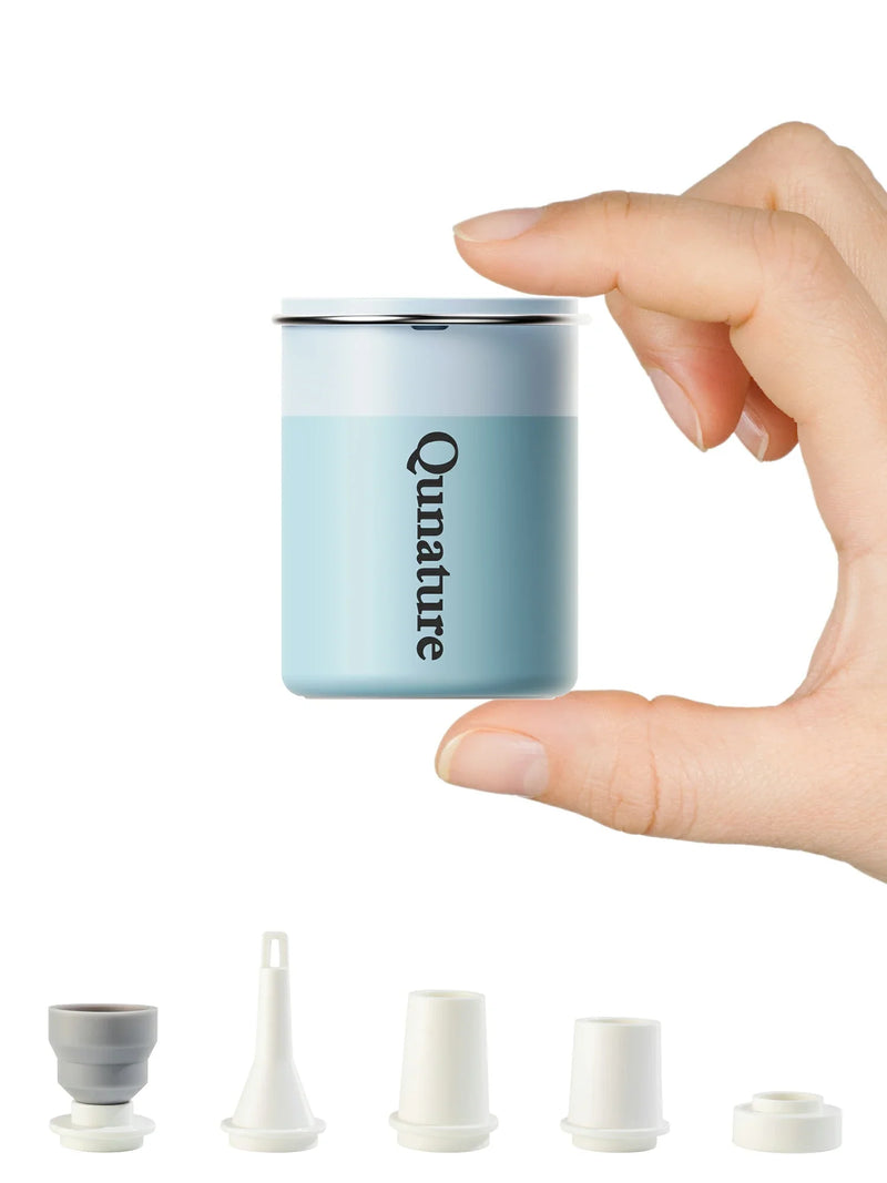Load image into Gallery viewer, Qunature Mini Electric Pump 1500mAh for Air Bed Mattress,Pool Floats,Swimming Ring,Vacuum Storage Bags

