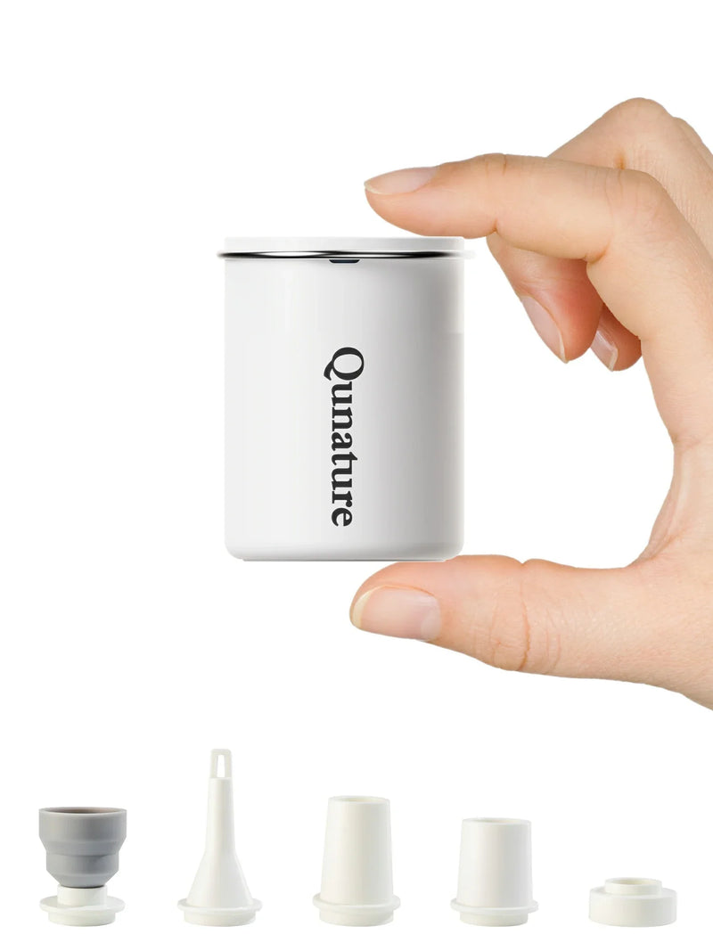 Load image into Gallery viewer, Qunature Mini Electric Pump 1500mAh for Air Bed Mattress,Pool Floats,Swimming Ring,Vacuum Storage Bags

