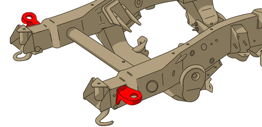 Rust Buster 1999-2006 Chevy & GMC 1500 Radiator Core Support Cab Mounts