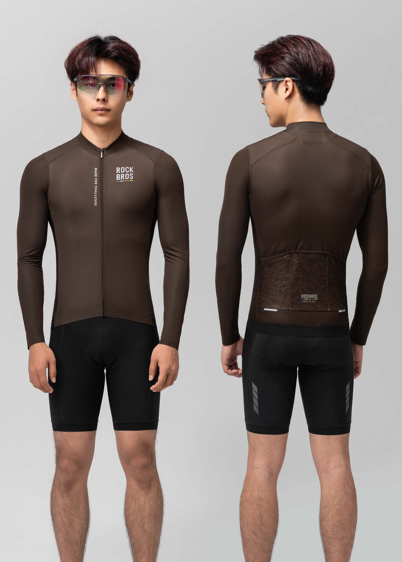 Load image into Gallery viewer, Road to Sky Men's Cycling Long-Sleeve Jersey Pro | ROCKBROS
