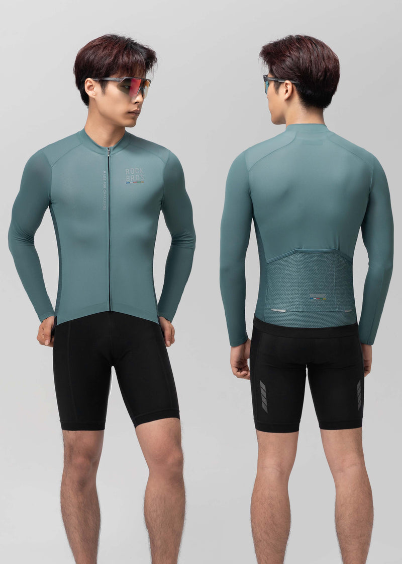 Load image into Gallery viewer, Road to Sky Men's Cycling Long-Sleeve Jersey Pro | ROCKBROS

