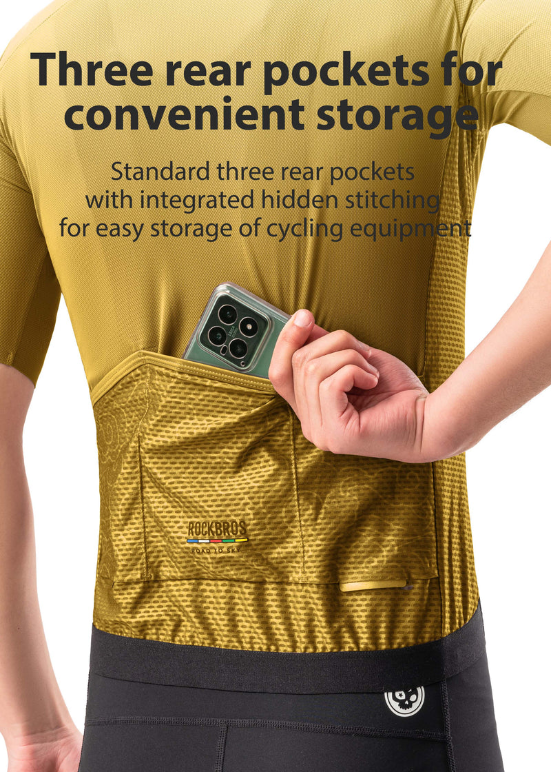 Load image into Gallery viewer, Road to Sky Men's Cycling Short-Sleeved Jersey Pro | ROCKBROS
