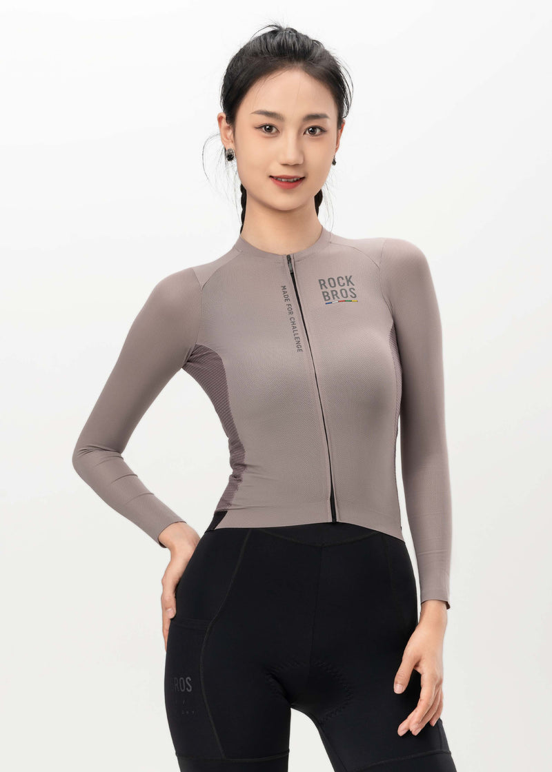 Load image into Gallery viewer, Road to Sky Women's Cycling Long-Sleeved Jersey Pro | ROCKBROS
