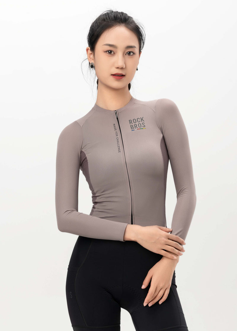 Load image into Gallery viewer, Road to Sky Women's Cycling Long-Sleeved Jersey Pro | ROCKBROS
