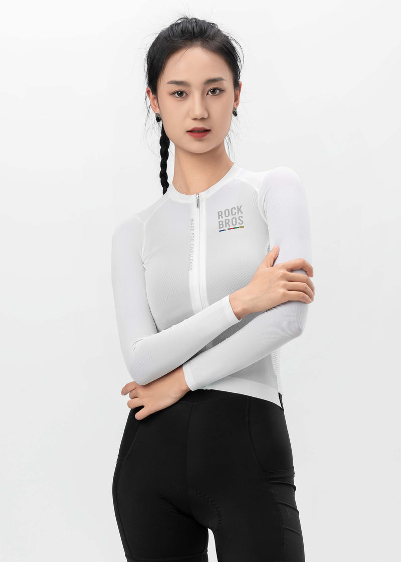 Load image into Gallery viewer, Road to Sky Women's Cycling Long-Sleeved Jersey Pro | ROCKBROS
