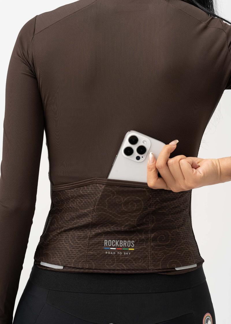 Load image into Gallery viewer, Road to Sky Women's Cycling Long-Sleeved Jersey Pro | ROCKBROS
