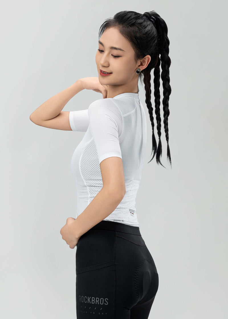 Load image into Gallery viewer, Road to Sky Women's Cycling Short-Sleeved Jersey Pro | ROCKBROS
