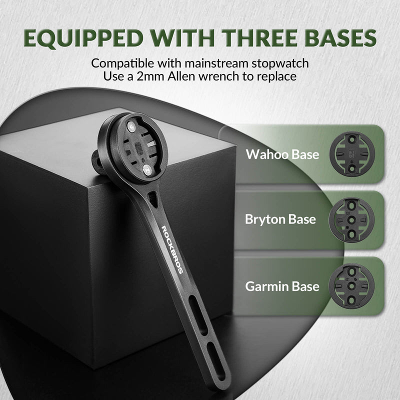 Load image into Gallery viewer, ROCKBROS Bicycle Computer Mount Compatible with Sport Camera Adapter
