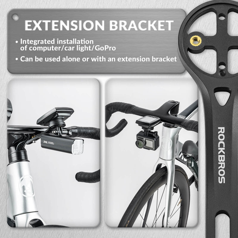 Load image into Gallery viewer, ROCKBROS Bicycle Computer Mount Compatible with Sport Camera Adapter
