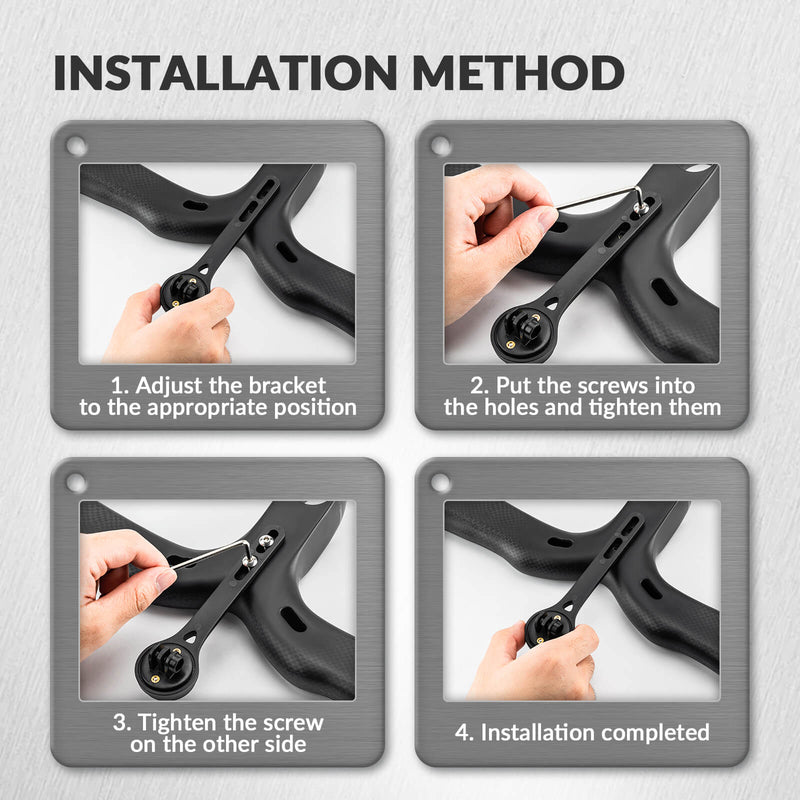 Load image into Gallery viewer, ROCKBROS Bicycle Computer Mount Compatible with Sport Camera Adapter
