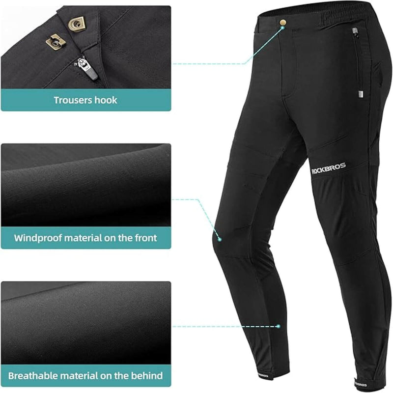 Load image into Gallery viewer, ROCKBROS Breathable Cycling Trousers 2 in 1 With Quick-Drying Padding

