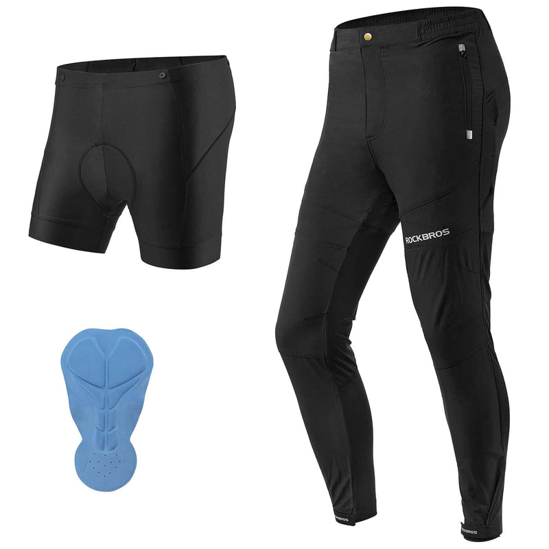Load image into Gallery viewer, ROCKBROS Breathable Cycling Trousers 2 in 1 With Quick-Drying Padding
