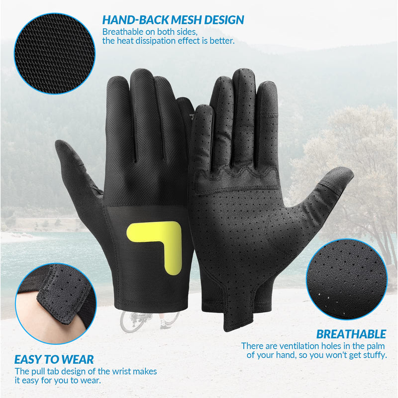 Load image into Gallery viewer, ROCKBROS Breathable Touchscreen Non-Slip Lightweight Cycling Gloves for MTB
