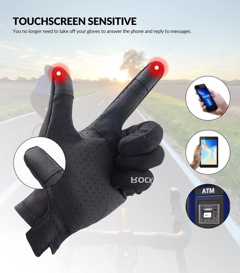 Load image into Gallery viewer, ROCKBROS Breathable Touchscreen Non-Slip Lightweight Cycling Gloves for MTB
