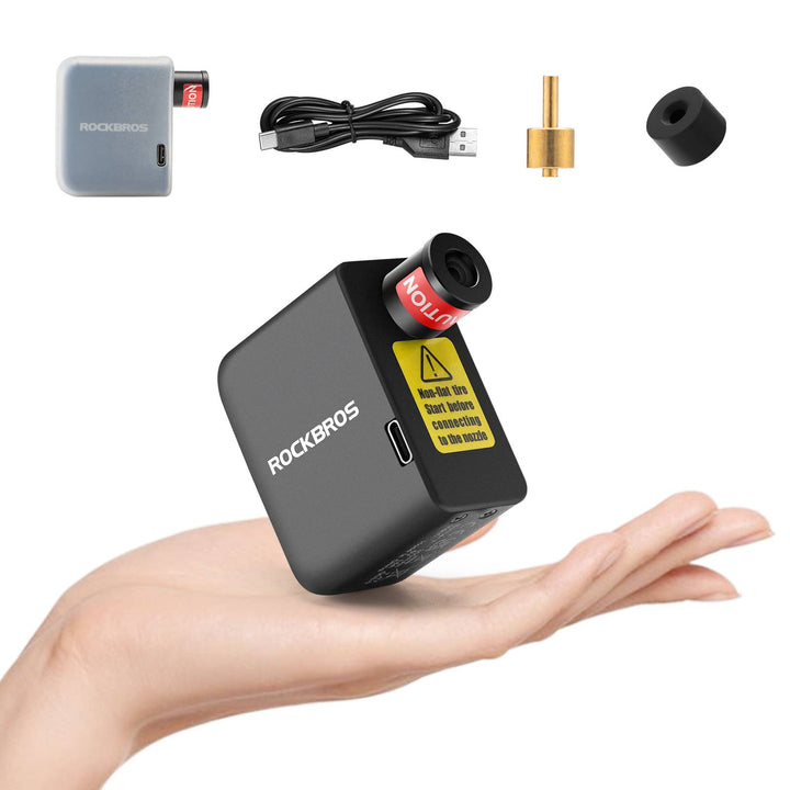Load image into Gallery viewer, ROCKBROS AS1 Mini Electric Bike Tire Pump 100PSI
