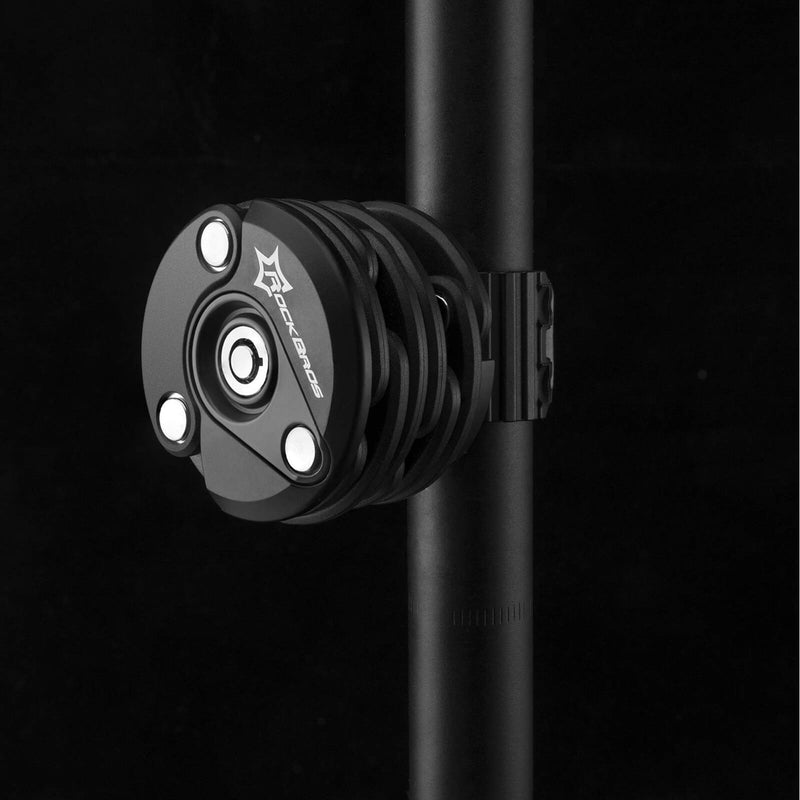 Load image into Gallery viewer, ROCKBROS Folding Bike Lock Anti-theft Alloy Lock with Mounting Bracket

