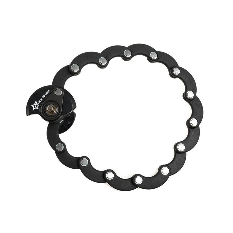 Load image into Gallery viewer, ROCKBROS Folding Bike Lock Anti-theft Alloy Lock with Mounting Bracket
