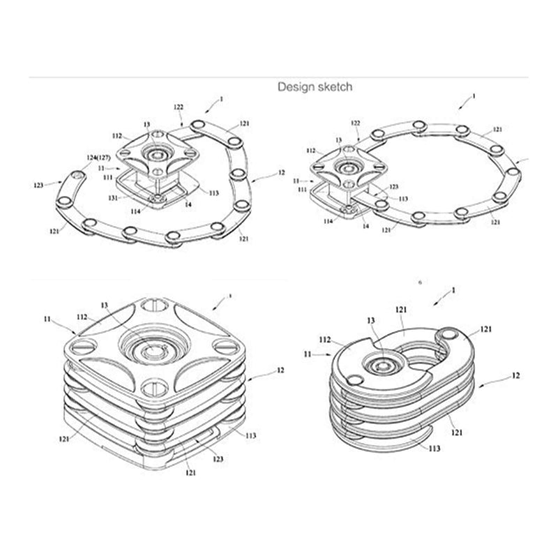 Load image into Gallery viewer, ROCKBROS Folding Bike Lock Anti-theft Alloy Lock with Mounting Bracket
