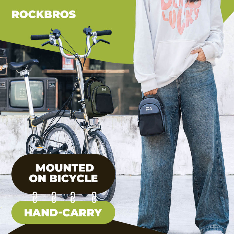 Load image into Gallery viewer, ROCKBROS Bike Handlebar Bag 1.8L For Folding Bike
