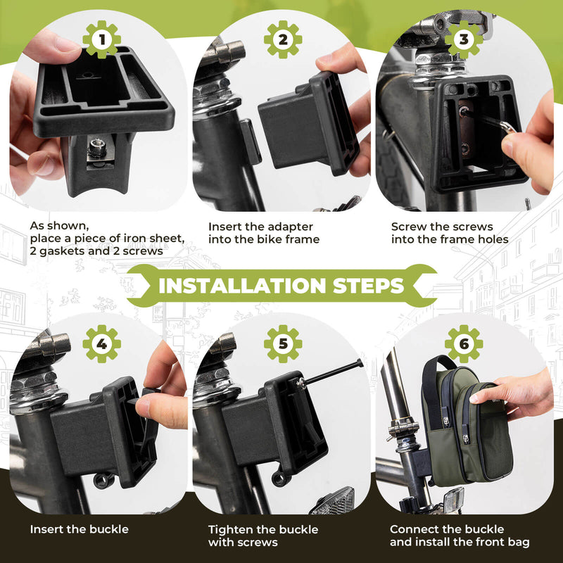 Load image into Gallery viewer, ROCKBROS Bike Handlebar Bag 1.8L For Folding Bike

