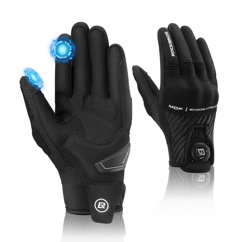 Load image into Gallery viewer, ROCKBROS Full Finger Cycling Gloves Touchscreen Breathable Flexible Padded
