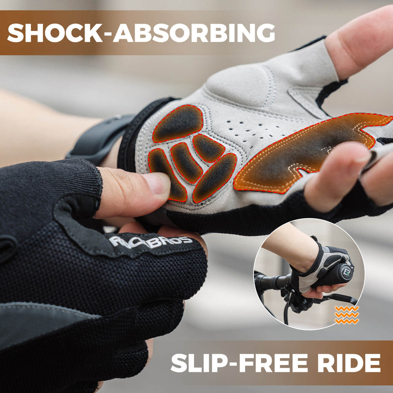 Load image into Gallery viewer, ROCKBROS Half-Finger Gel Padded Cycling Gloves Summer

