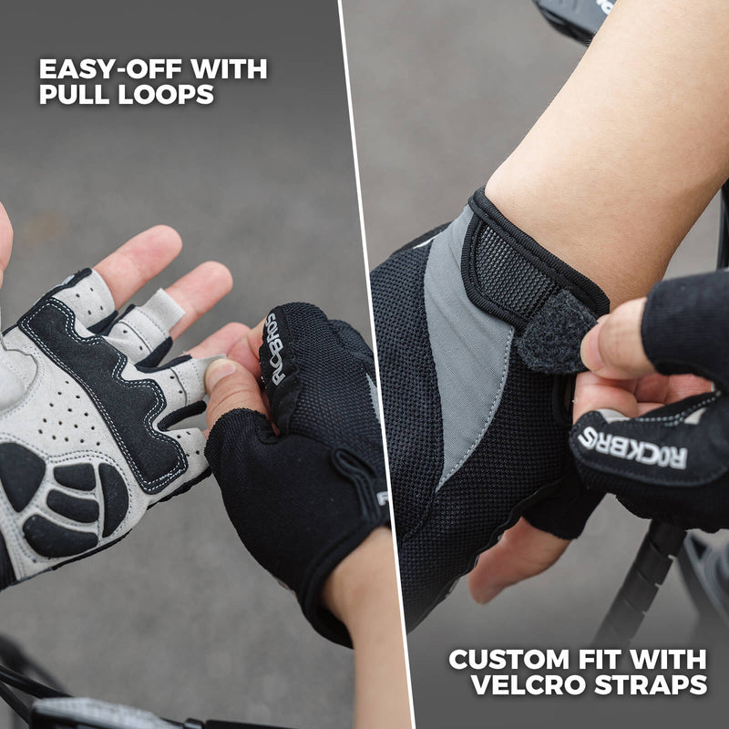 Load image into Gallery viewer, ROCKBROS Half-Finger Gel Padded Cycling Gloves Summer
