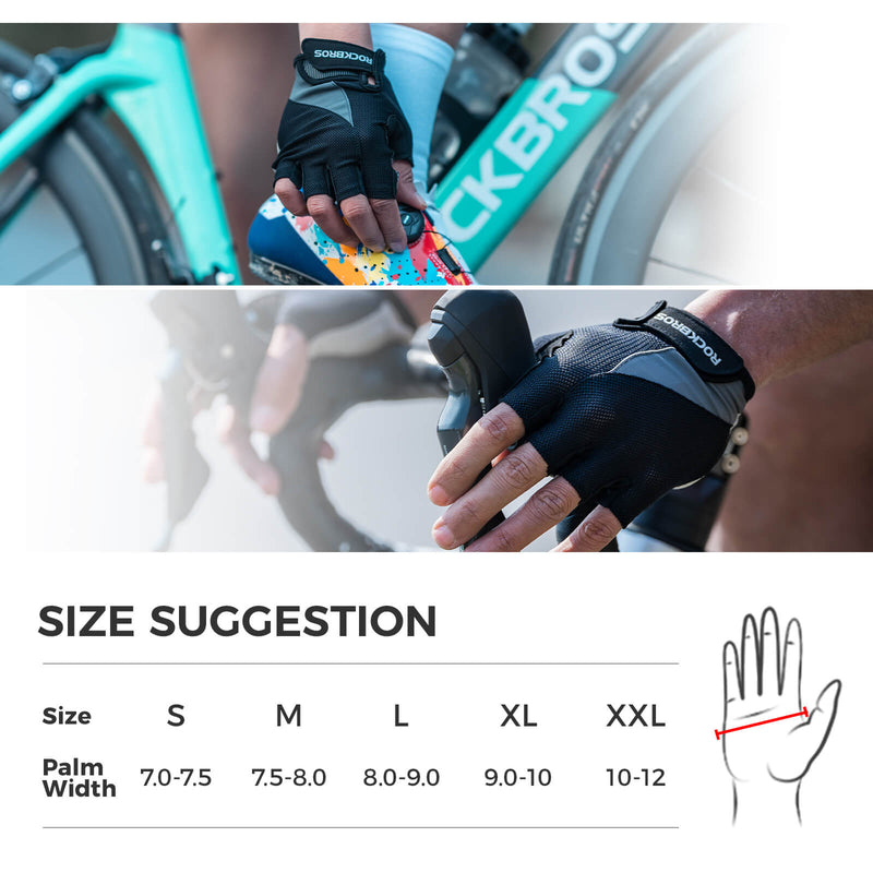 Load image into Gallery viewer, ROCKBROS Half-Finger Gel Padded Cycling Gloves Summer
