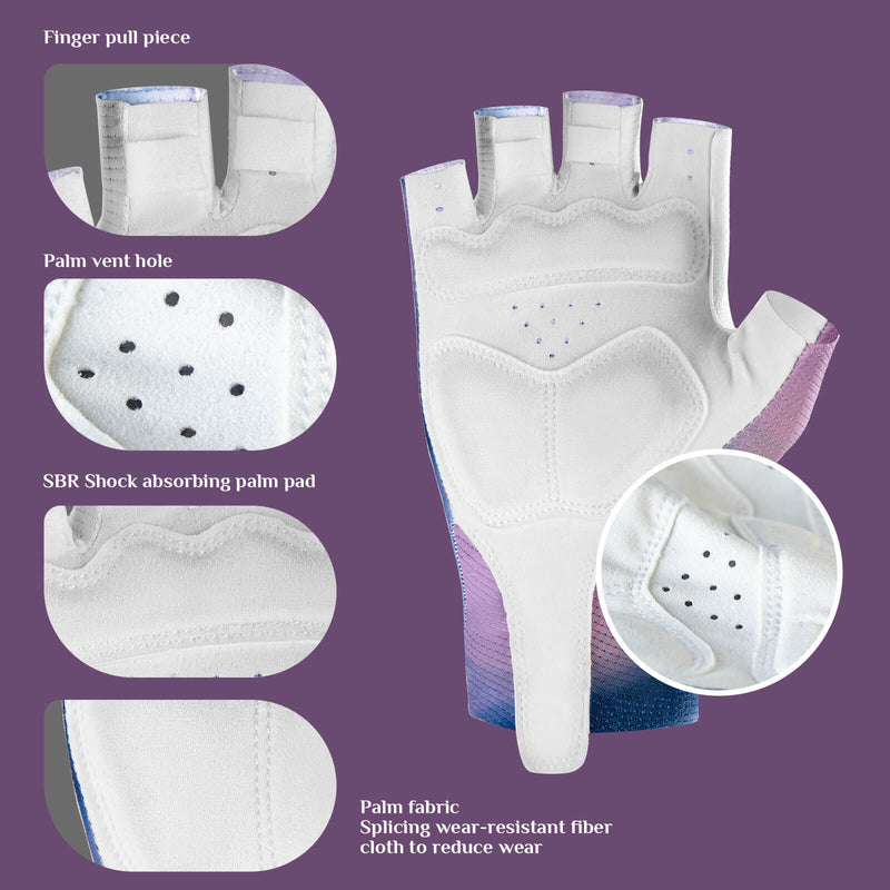 Load image into Gallery viewer, ROCKBROS Half-Finger Women Cycling Gloves Shock-Absorbing

