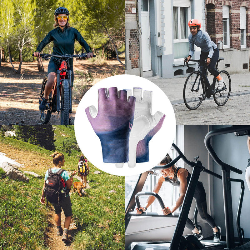 Load image into Gallery viewer, ROCKBROS Half-Finger Women Cycling Gloves Shock-Absorbing
