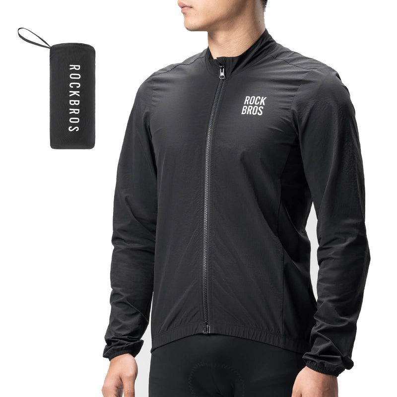 Load image into Gallery viewer, ROCKBROS Long-Seeved Cycling Windbreaker Jacket Foldable
