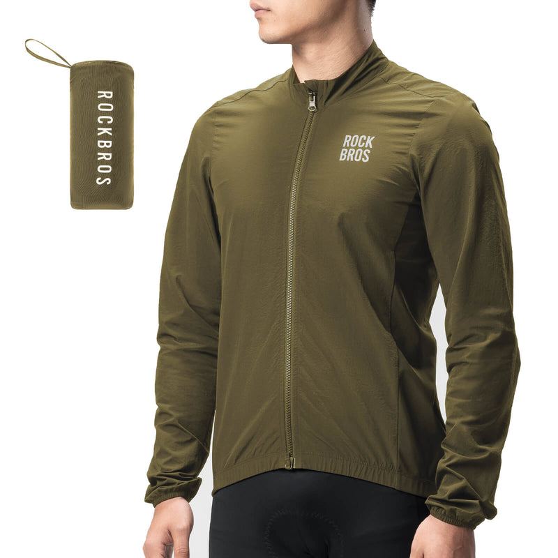 Load image into Gallery viewer, ROCKBROS Long-Seeved Cycling Windbreaker Jacket Foldable
