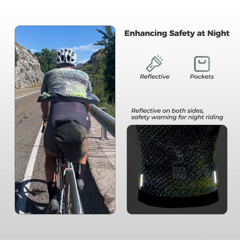 Load image into Gallery viewer, ROCKBROS Men's Short-Sleeve Camouflage Reflective Cycling Jersey
