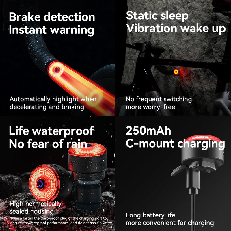 Load image into Gallery viewer, R0 Tail Light Brake sensor USB Handle Plug Smart Synchronization
