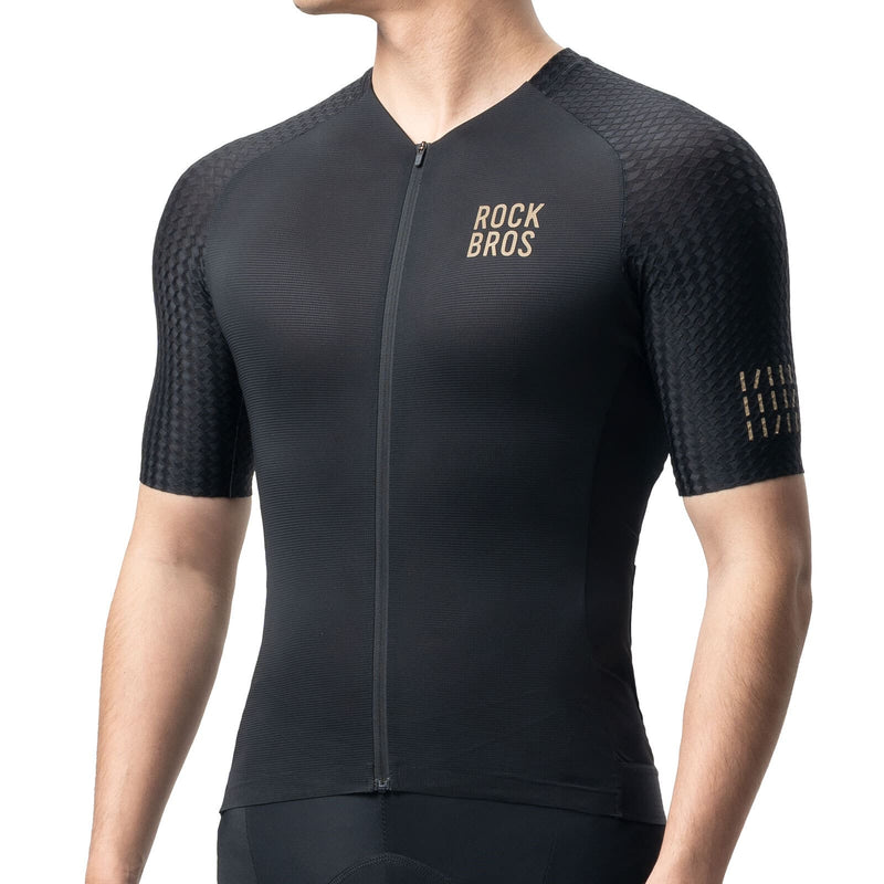 Load image into Gallery viewer, ROCKBROS Men's Short-Sleeve Cycling Jersey Diamond Pattern
