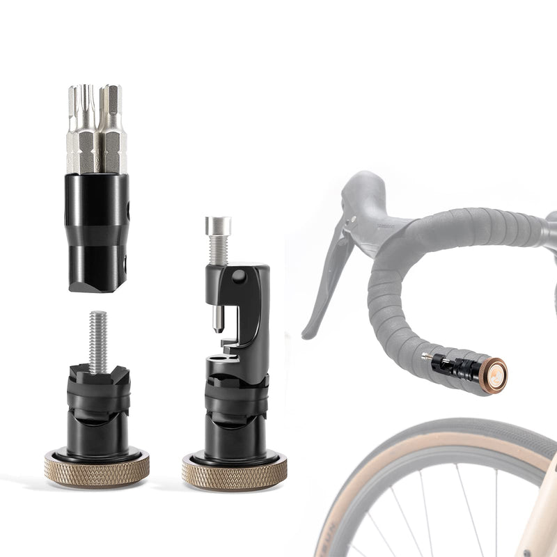 Load image into Gallery viewer, ROCKBROS Handlebar Tool Kit -Road to Sky VIAK Co-Branded Bar End
