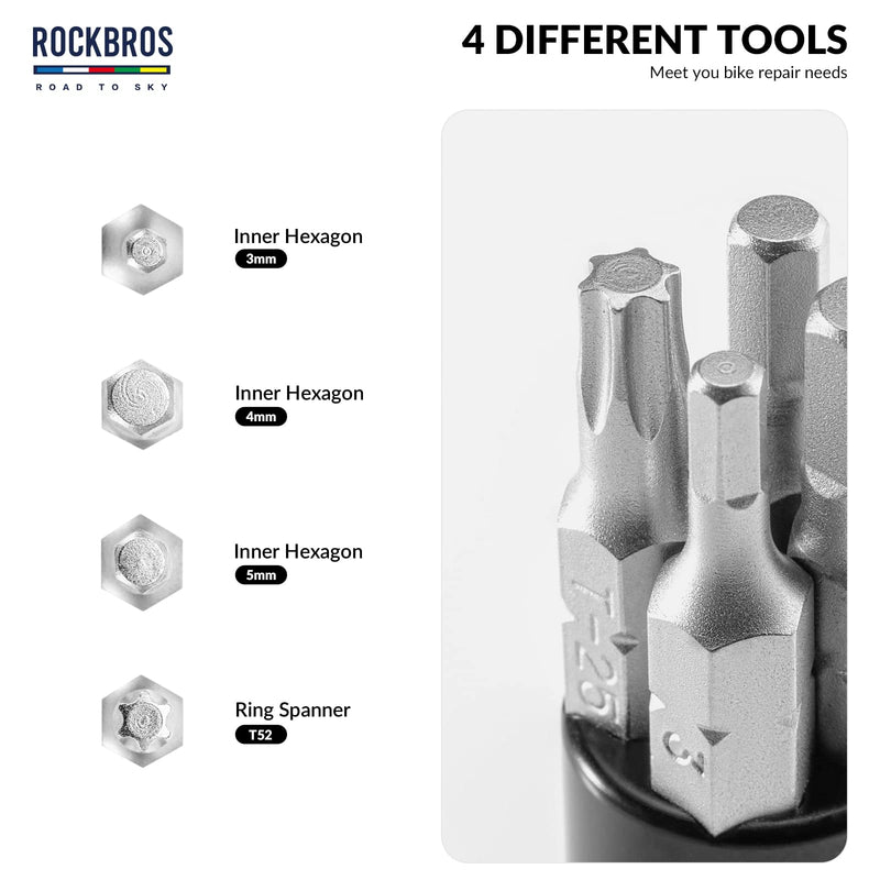 Load image into Gallery viewer, ROCKBROS Handlebar Tool Kit -Road to Sky VIAK Co-Branded Bar End
