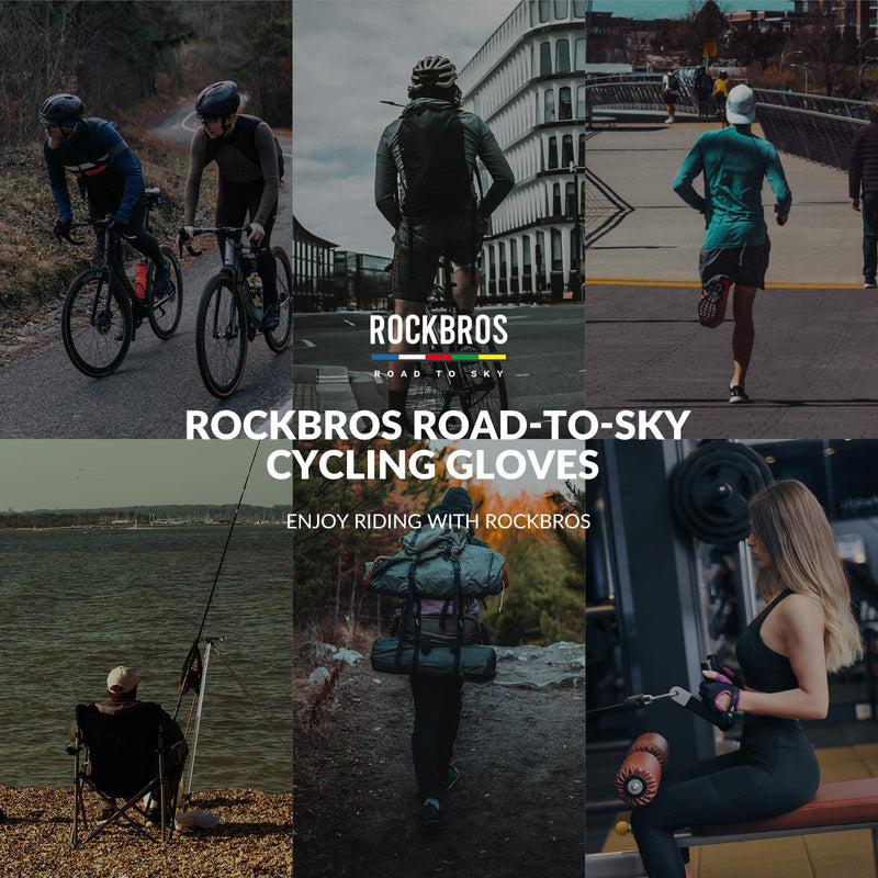 Load image into Gallery viewer, ROCKBROS Road-to-Sky Spring Summer Cycling Gloves Full Finger Touch Screen

