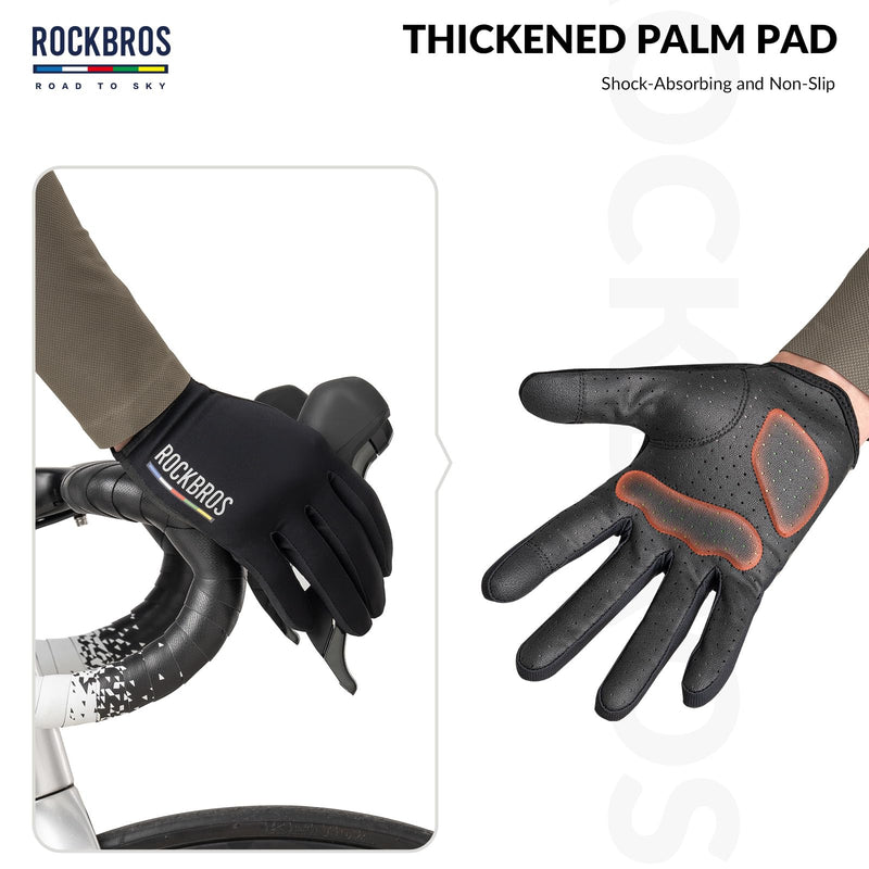 Load image into Gallery viewer, ROCKBROS Road-to-Sky Spring Summer Cycling Gloves Full Finger Touch Screen
