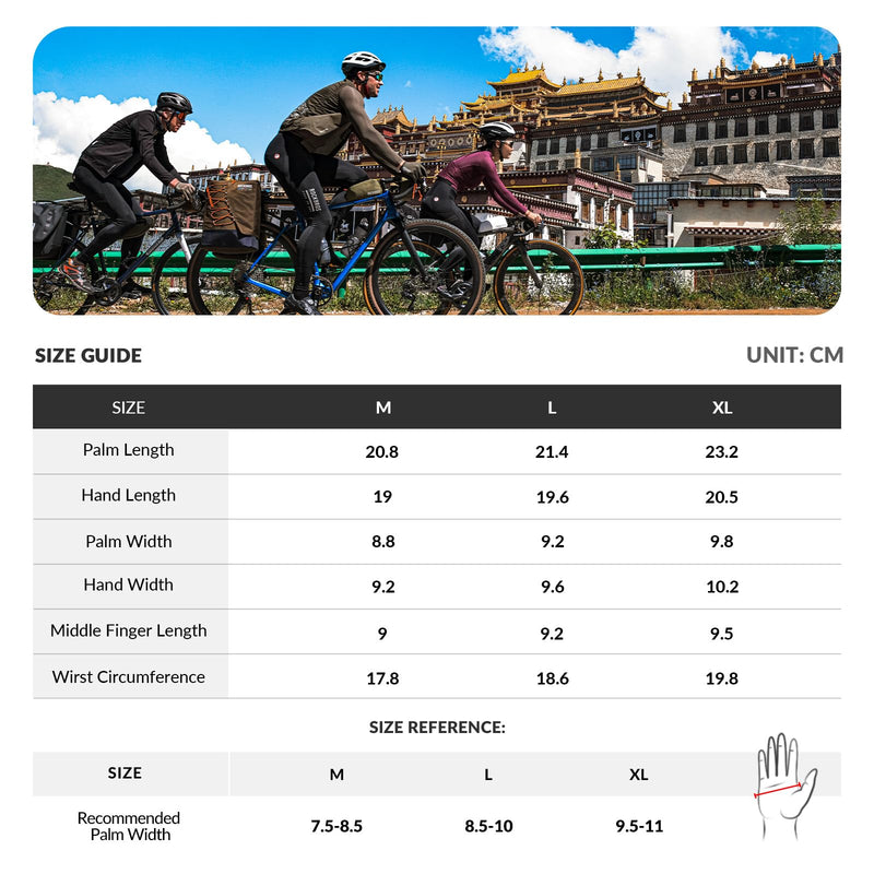 Load image into Gallery viewer, ROCKBROS Road-to-Sky Spring Summer Cycling Gloves Full Finger Touch Screen
