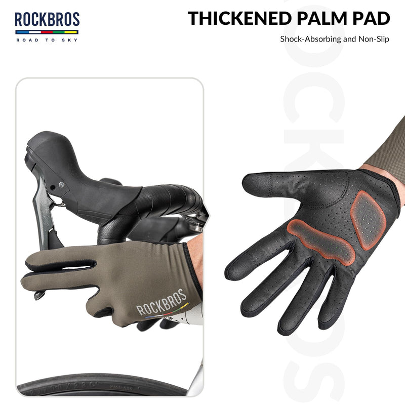 Load image into Gallery viewer, ROCKBROS Road-to-Sky Spring Summer Cycling Gloves Full Finger Touch Screen
