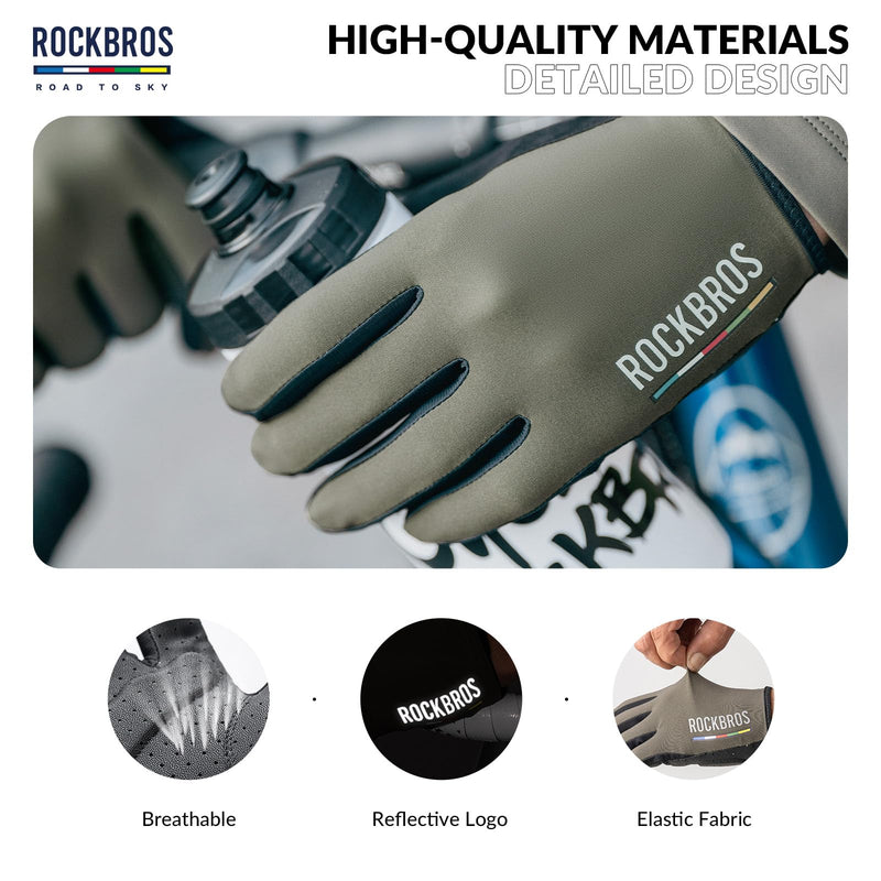 Load image into Gallery viewer, ROCKBROS Road-to-Sky Spring Summer Cycling Gloves Full Finger Touch Screen
