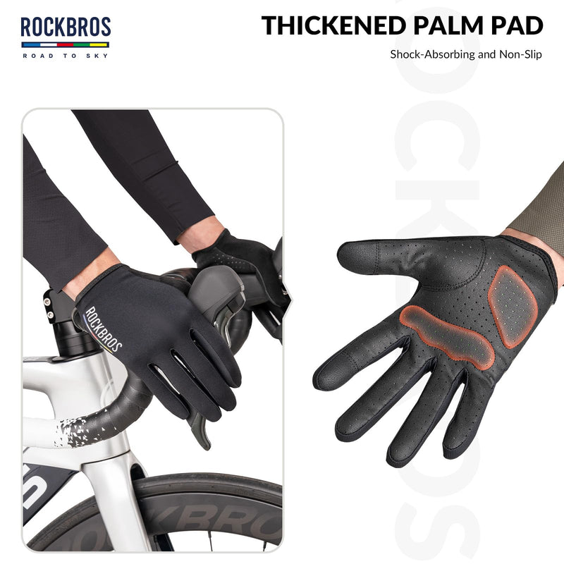 Load image into Gallery viewer, ROCKBROS Road-to-Sky Spring Summer Cycling Gloves Full Finger Touch Screen
