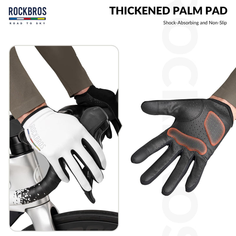 Load image into Gallery viewer, ROCKBROS Road-to-Sky Spring Summer Cycling Gloves Full Finger Touch Screen
