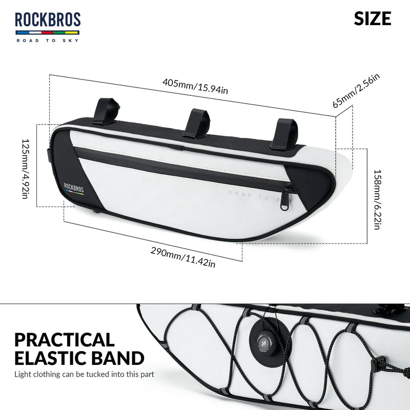 Load image into Gallery viewer, ROCKBROS Bike Triangle Bag-Road to sky
