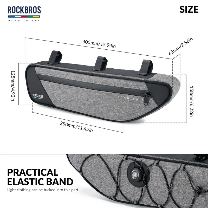Load image into Gallery viewer, ROCKBROS Bike Triangle Bag-Road to sky
