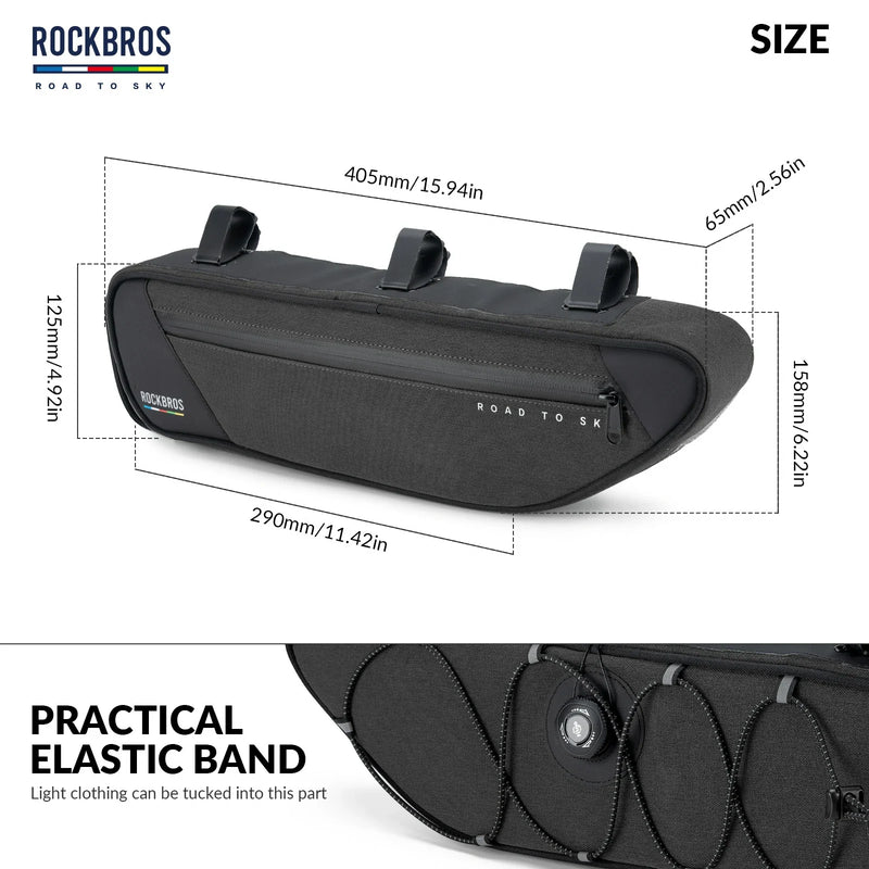 Load image into Gallery viewer, ROCKBROS Bike Triangle Bag-Road to sky
