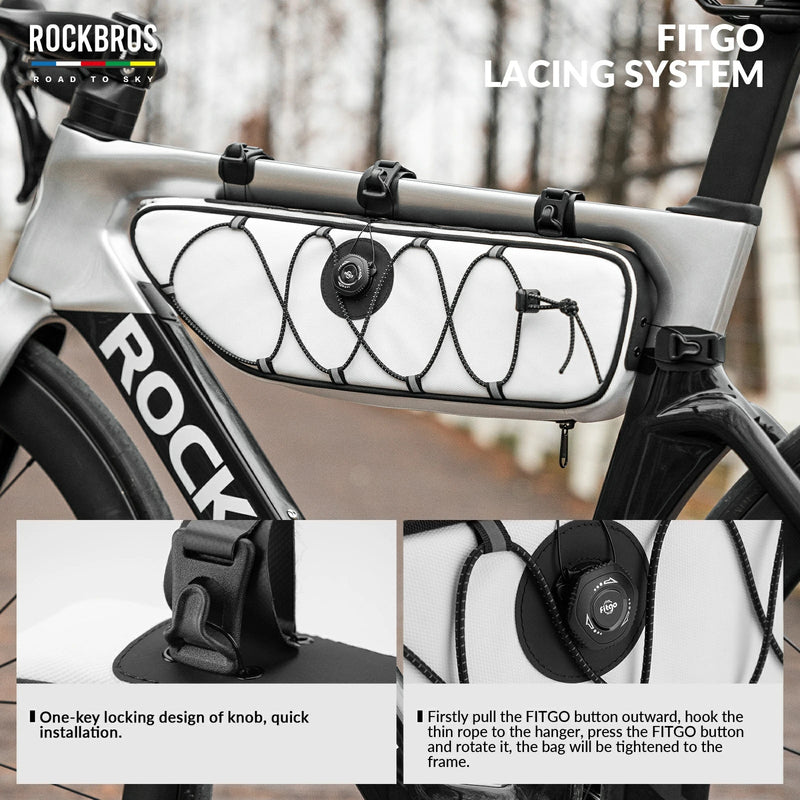 Load image into Gallery viewer, ROCKBROS Bike Triangle Bag-Road to sky
