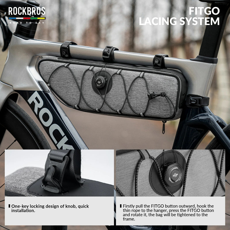 Load image into Gallery viewer, ROCKBROS Bike Triangle Bag-Road to sky
