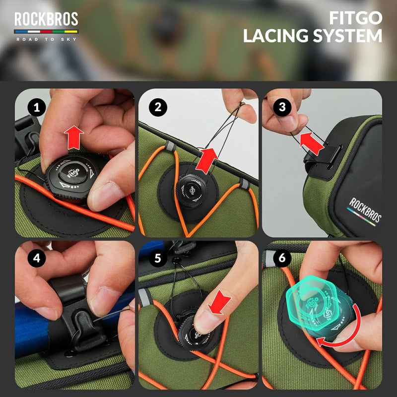 Load image into Gallery viewer, ROCKBROS Bike Triangle Bag-Road to sky
